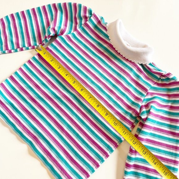 Vintage Healthtex Striped Turtleneck Shirt | 4T - Picture 5 of 7